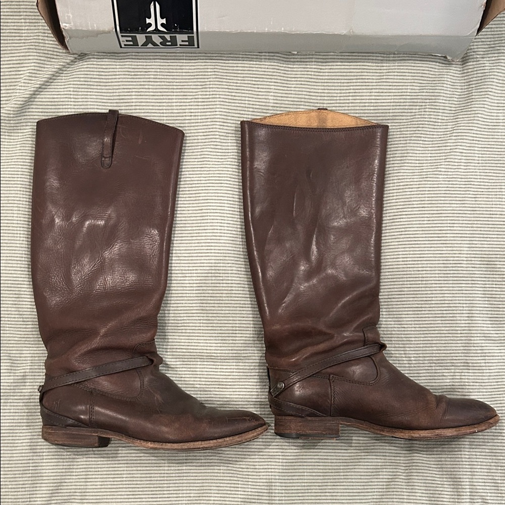 Frye Lindsay Plate Riding Boots